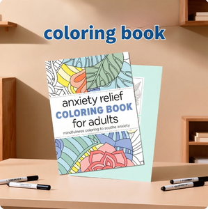 Livre de <span class=keywords><strong>coloriage</strong></span> et de dessin pour adultes de 24 pages pour soulager le stress et la relaxation avec des motifs de mandala, modèle en papier de qualité supérieure - Product Image 1