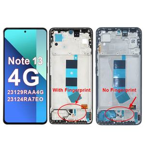 Repuestos para Teléfono Celular Xiaomi Redmi Note 13 4G, Pantalla LCD, Marco, Pantalla Táctil OLED TFT, Panel Digitalizador - Product Image 2