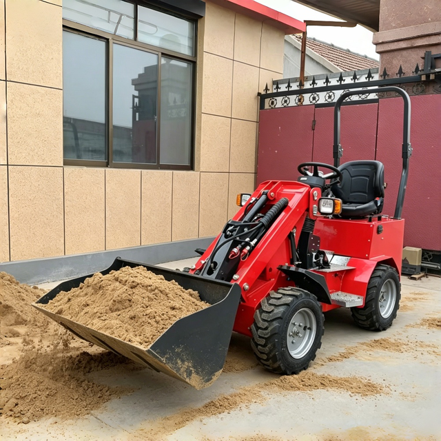 High Efficiency Wheel Loader Agriculture Mining Quarry Mini Wheel Loader Hydraulic Terial Handling Front End Wheel Loader