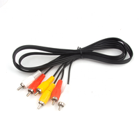 Câble 3RCA mâle à mâle de 3 pieds reliant les composants audio-vidéo Câble AV Câble RCA pour Home Cinéma, Systèmes Stéréo