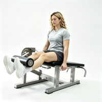 Banc d'entraînement musculaire pour les jambes en acier inoxydable 304, machine à flexions et extensions des jambes, équipement de rééducation des membres inférieurs pour la salle de sport