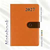 Carnet de notes personnalisé en cuir avec reliure spirale A5, journal de bureau professionnel, cadeau promotionnel