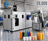 Machine de soufflage haute vitesse entièrement automatique à 6 cavités, 20000 BPH, à servomoteurs intégrés, haute performance