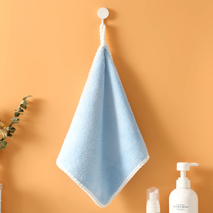 Serviette de cuisine Jianmu en microfibre corail 150D avec bordure renforcée - Product Image 3