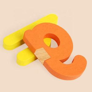 Jouet éducatif pour enfants, jeu de 26 lettres de l'alphabet, en bois, Puzzle en anglais, nouvelle collection - Product Image 6