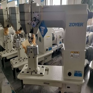 Machine à coudre à double aiguille Zoyer ZY9920 pour chaussures en cuir, semi-automatique, à rouleaux - Product Image 2