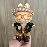Les monstres Designer de luxe Lafufu Vêtements Accessoires Vente en gros Vêtements de poupées de luxe Ensemble de Noël Tenue Lafufu