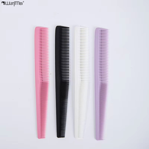 Peigne à cheveux professionnel Wanmei, peigne à cheveux en plastique double face, peigne de coiffure pour hommes, peigne de <span class=keywords><strong>coupe</strong></span> de cheveux pour barbier, peigne de coiffure - Product Image 1