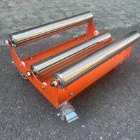 Chariot de transport de moquette en vinyle en aluminium 320 mm x 900 mm pour matériaux d'installation industrielle, support OEM personnalisé