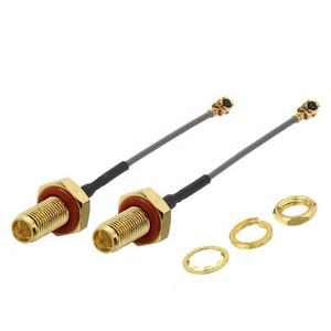 Anneau étanche 1.13mm 1.37mm SMA femelle vers <span class=keywords><strong>U</strong></span>.FL MHF1 Extension Pigtail Jumper RF Coaxial Cable - Product Image 1