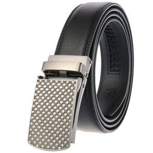 Cinto Masculino de Couro Genuíno Ajustável com Fivela Personalizada e Logotipo em Liga Metálica – Tendência da Moda - Product Image 4