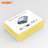 Convertidor digital a analógico de 1080P Adaptador de audio Spdif analógico a Lotus con convertidor decodificador de 3,5mm