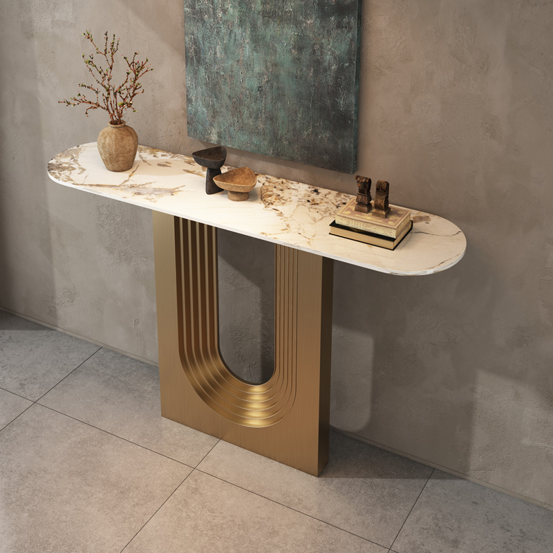 Modello champagne con angoli arrotondati spazzolati 80*35*85