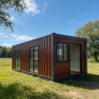 Maison conteneur modulaire de luxe préfabriquée FLKT à double aile extensible et pliable