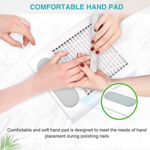 Aspirateur à poussière pour ongles (sans sac), aspirateur à poussière puissant 80W avec 2 filtres, extracteur de poussière à faible bruit - Product Image 6