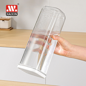 Cocina Rectángulo transparente sellado <span class=keywords><strong>a</strong></span> prueba de humedad <span class=keywords><strong>a</strong></span> prueba de <span class=keywords><strong>agua</strong></span> <span class=keywords><strong>a</strong></span> prueba de plagas Tarro de comida seca Cereales Snack Pasta Recipiente de almacenamiento de alimentos secos - Product Image 4