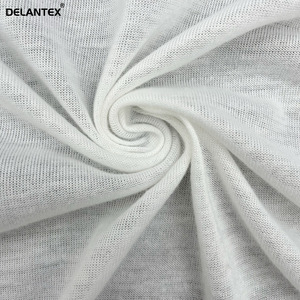 Delantex Thăng Hoa Vải Trắng Cuộn 100 Polyester Spun Jersey Vải Cho Mặt Trời Bảo Vệ Quần Áo Mẫu Miễn Phí - Product Image 2