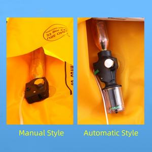 سترة نجاة مخصصة للرياضات المائية للبالغين سريعة النفخ مع حزام قابل للتعديل مصنوعة من النيوبرين والنايلون - Product Image 3