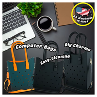 Sac à main réutilisable en EVA, sac fourre-tout étanche pour hommes et femmes, pochette en gros, sac fourre-tout noir pour professeur, sac d'ordinateur pour ordinateur portable
