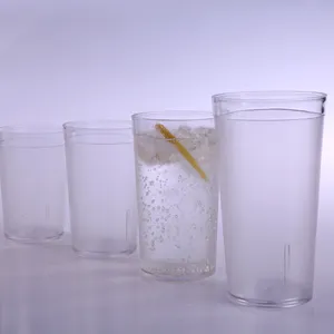 9oz/10oz/12oz/17Oz rõ ràng Polycarbonate cốc nước bằng nhựa