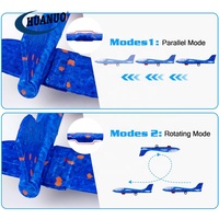 Enfants 2 Modes de Vol LED Mousse Planeur Catapulte Avion 4 Pack Avion Lanceur Jouets Avion