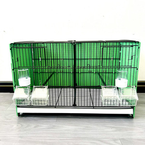 Groothandel Professionele Hete Verkoop Hoge Kwaliteit Stapelbare Broedvogelkooien Luxe Liefde Vogelkooi Kopen Metalen Kanarie Papegaaienkooi - Product Image 6