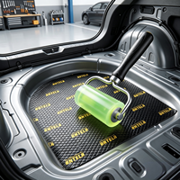Tapis insonorisant en gros 80mil, feuille d'amortissement en butyl et feuille d'aluminium, taille personnalisée OEM pour les magasins d'audio automobile