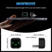Boîte sans fil CarPlay & Android Auto, module portable pour les voitures OLIVER modèle M12, connexion USB Type-C