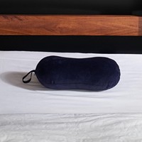 Coussin lombaire en forme d'arachide, support dorsal, oreiller de voyage, tricoté pour Halloween, gonflable, anti-apnée, amovible et lavable