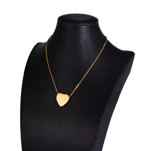 Ciondolo cuore lucido in acciaio inossidabile gioielli cremazione urna commemorativa collana cenere supporto ricordo per donna uomo - Product Image 5