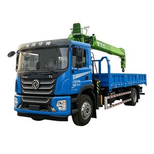 Grue à flèche rigide Dongfeng 4x2 de 8 tonnes montée sur camion, chargeur hydraulique 8t - Product Image 1