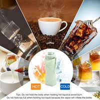 Nouveau design de tasse à eau pliable en silicone bouteille de sport de voyage pliable portable, tasse à eau télescopique pour l'extérieur