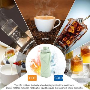 Nuovo Design pieghevole in <span class=keywords><strong>Silicone</strong></span> tazza portatile pieghevole per sport da viaggio, telescopica tazza per acqua esterna - Product Image 6