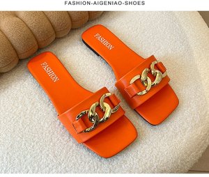 <span class=keywords><strong>Ciabatte</strong></span> da Donna <span class=keywords><strong>con</strong></span> Farfalla, Sandali Arabi Estivi 2025 <span class=keywords><strong>con</strong></span> Logo, Zeppe Piatte di Lusso, <span class=keywords><strong>Ciabatte</strong></span> Firmate in Pelliccia di Visone - Product Image 4