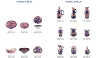 Ensemble de décoration ronde pour la maison moderne Bol et assiette en porcelaine motif de fruits en céramique peints à la main Style durable pour le service des aliments