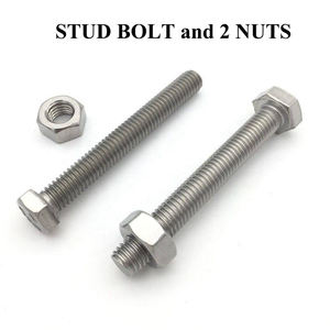 YOD Service de Fabrication sur Mesure de Pièces Usinées CNC de Précision : Boulons à Vis et 2 Écrous M6 à M30 pour Raccords de Tuyauterie, Réservoirs GPL et Récipients sous Pression - Product Image 2