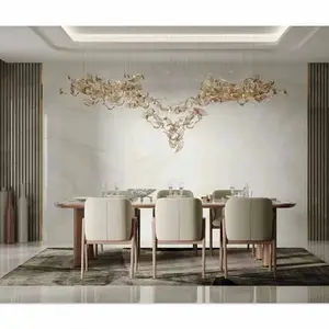 Modern Led Chandelier Light for Living Room Dining Luxury Glass High Ceiling Chandeliers Designer Irregular Creative Chandeliers