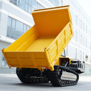 Dumper de orugas de caucho con elevación hidráulica de 8 toneladas, fabricado en China, para ingeniería, en venta - Product Image 6