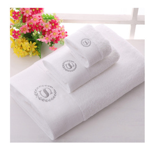 Serviette de bain en coton et polyester, serviette de bain, dobby, 25x54 - Product Image 4