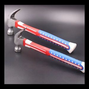 Marteau en fer multifonctionnel de 16oz avec poignée de drapeau et griffe en aluminium et acier pour usage industriel - Product Image 2