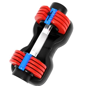 Dumbbell Set Quick to Switch Weights Smooth Weight Selector Space-Saving 25 lbs Adjustable Dumbbell for Unisex Home Gym Office