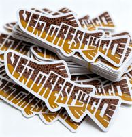 Vinilo adhesivo fuerte resistente al agua impreso personalizado, pegatinas con logotipo troquelado, etiquetas de PVC