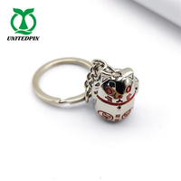 LLavero de Metal de aleación de Zinc, accesorios de llavero de lujo con Forma de cara de metal, sublimación, mini llavero de los trasformadores