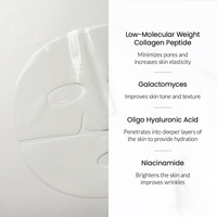 Masque Visage Hydrogel Hydratant au Bio-Collagène Effet Nuit Éclatant Coréen Marque Blanche
