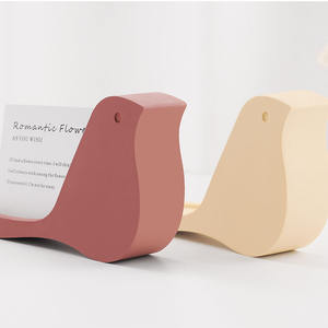 Beton sıva kuş iş kart tutucu silikon kalıp masaüstü iş kart ekranı standı standı kalıp ev dekorasyon - Product Image 6