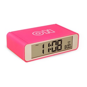 Thông Minh Kỹ Thuật số điện tử Mini LCD Đồng Hồ Báo Thức Lớn lật đèn nền snooze chức năng cảm ứng im lặng cho bàn/Bảng trẻ em sinh viên - Product Image 4