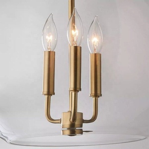 <span class=keywords><strong>Suspension</strong></span> luminaire moderne nordique à trois têtes E14 en verre transparent, économe en énergie, pour la décoration intérieure - Product Image 2