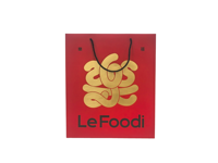 Boîte d'emballage de snack en carton ondulé octogonal de marque en feuille d'or personnalisée sacs à provisions portables à doublure en éponge imperméable haut de gamme