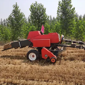 Penjualan Terbaik Mini Traktor Dipasang Kecil Persegi Jerami Baler Mini Persegi Baler Mesin untuk Dijual