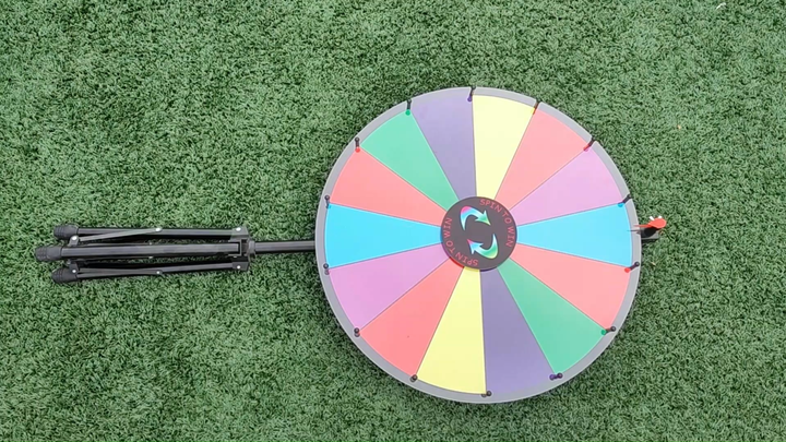 Abaodam Roda De Prêmios De Feiras Suporte De Jogo De Roda Ganhe Roda De Prêmios Roda De Apagamento a Seco Roda De Loteria Giradores De Prêmios Toca Discos Plástico Portátil Filho Tapeçaria
